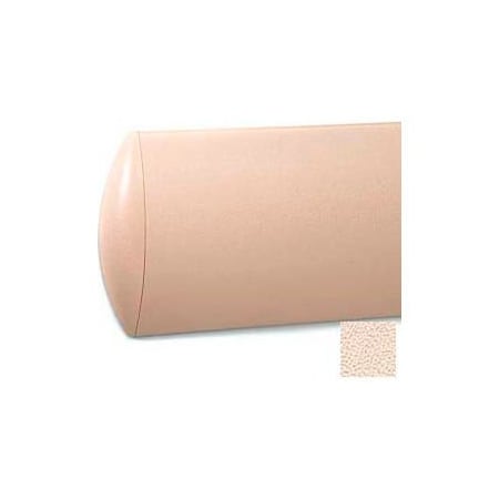 Pawling Crescent Shaped Wall Guard, Aluminum Retainer, 8"H x 12'L, Dover White WG-7-12-676
